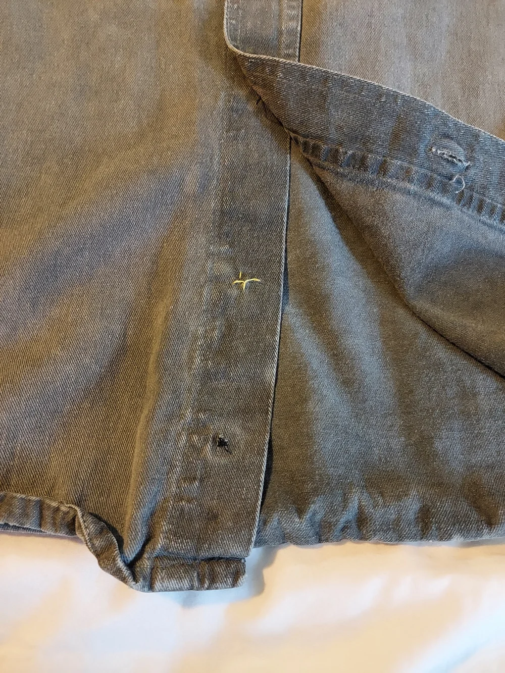 VINTAGE 2009 Sturgis Black Hills Rally Sleeveless Denim Biker Shirt